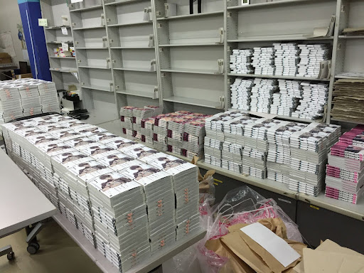 広島時代の発送現場の様子