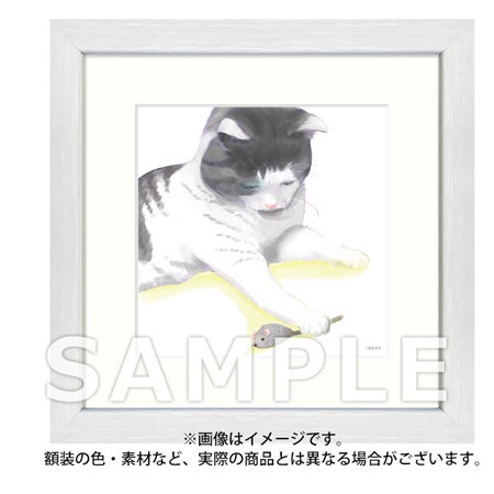 【受注生産】間宮法子先生★イラストフレーム/05【コミコミ×猫助け】