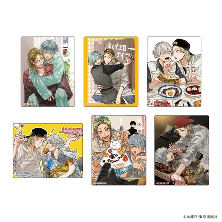 アクリルカード「嘘とイエローナイフ」01/コンプリートBOX(全6種)(公式&描き下ろしイラスト)