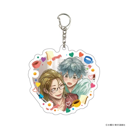 アクリルキーホルダー「嘘とイエローナイフ」01/浅黄旬&水飼尚(描き下ろしイラスト)