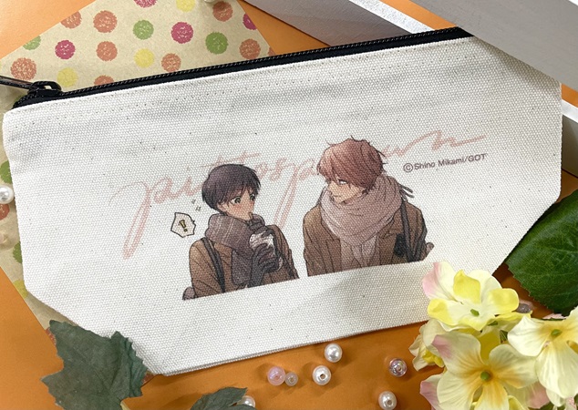 三上志乃先生「#ピットスポルムの2人にリクエストキャンペーン」記念　キャンバスポーチ（全２種）【B】