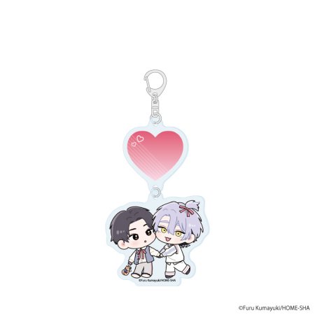連結アクリルキーホルダー「.Bloom＆メロキス」07/ねがい結んで恋(描き下ろしイラスト)