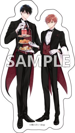 drap butler's cafe ダイカットステッカー【朝川さい】