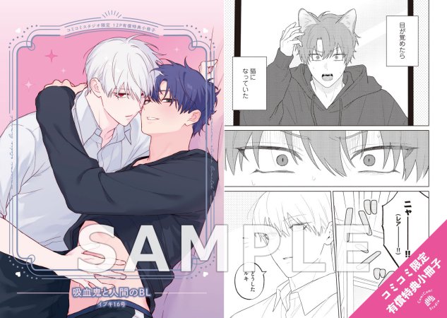 吸血鬼と人間のBL【有償特典・小冊子】