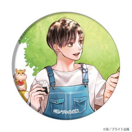 缶バッジ「鮫は桜に恋をする」01/ブラインド(全6種)(公式&描き下ろしイラスト)