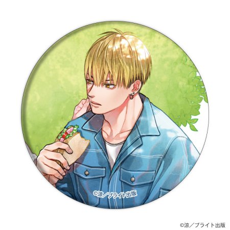 缶バッジ「鮫は桜に恋をする」01/ブラインド(全6種)(公式&描き下ろしイラスト)