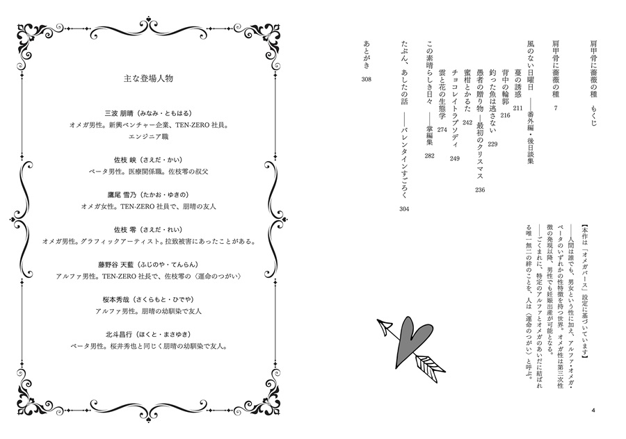 【小説】肩甲骨に薔薇の種【限定特典付】