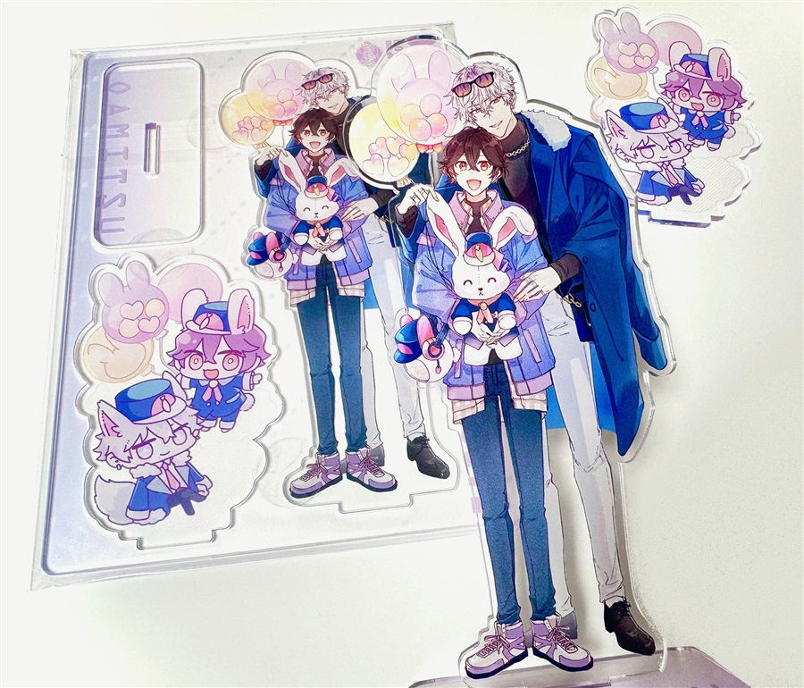 【同人グッズ】【おあ貢】2wayビッグアクリルスタンド