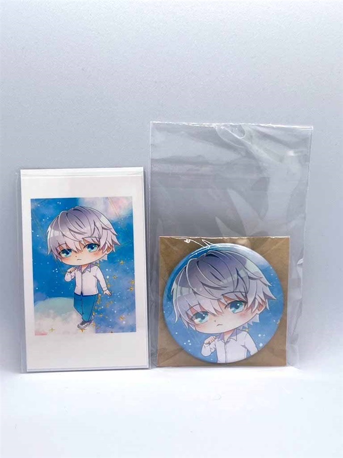 【同人グッズ】異世界転生 ～生きるために中出しされよ～　缶バッジ　奏斗（2）