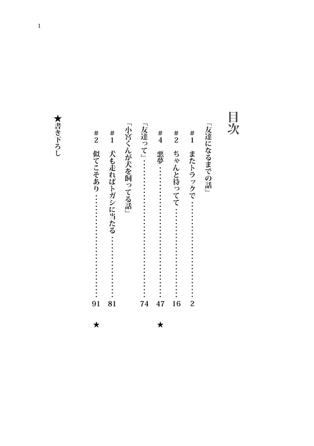 【小説】友達になるまでの話+他
